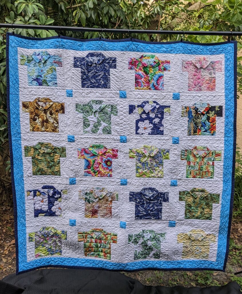 The entire quilt top.